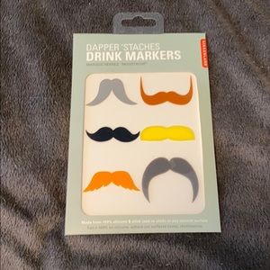 Dapper ‘Staches Drink Mustache Markers